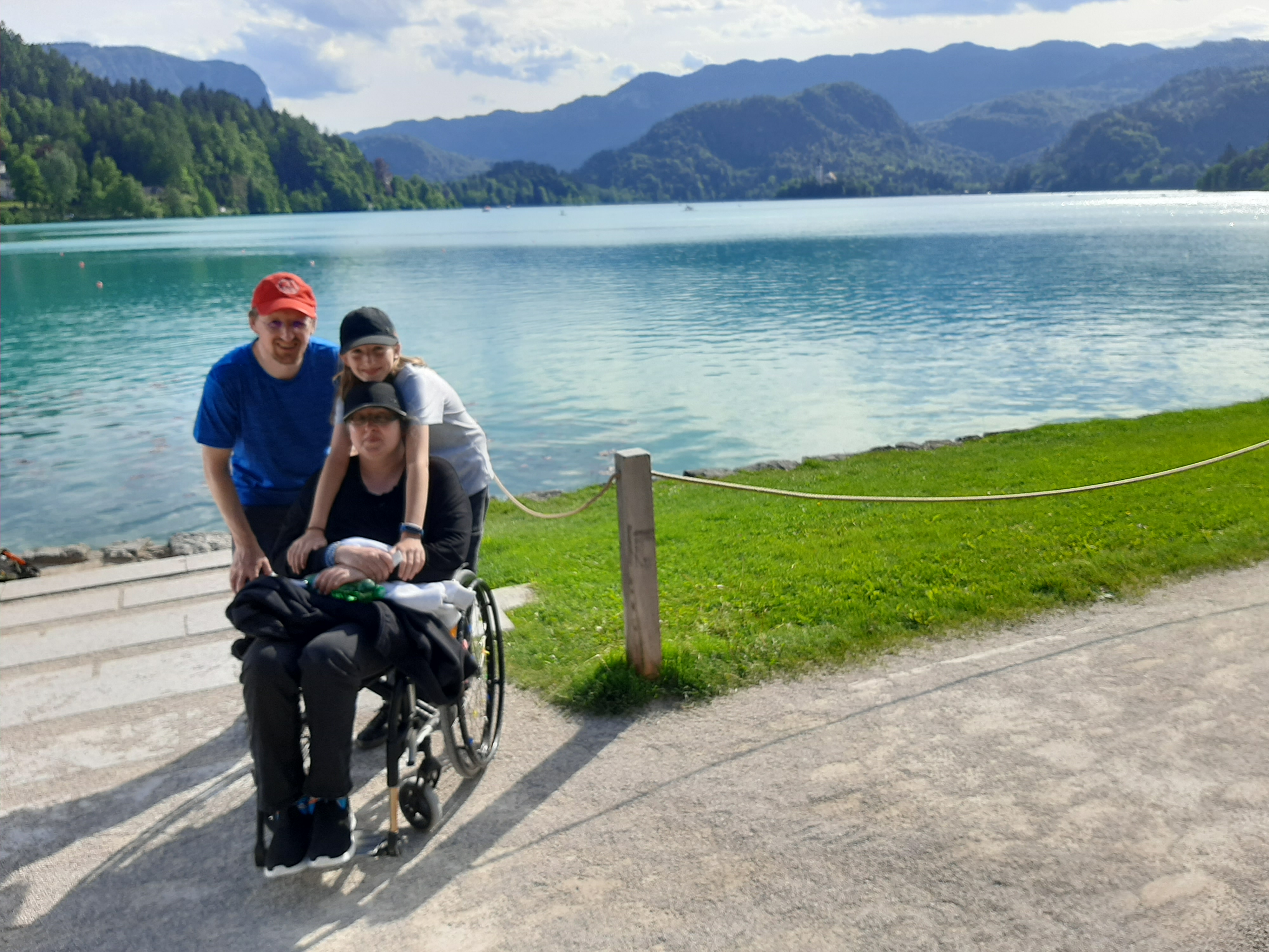 Greek - Irish Family visiting Slovenia
